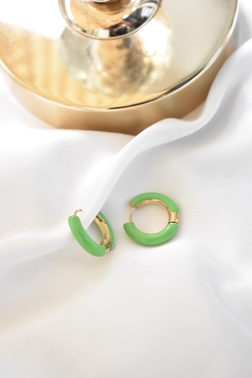 earrings_green_enamel_hoops