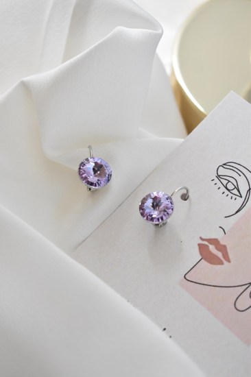 earrings_purple_swarovski_hoops